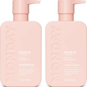 MONDAY Repair Shampoo & Conditioner Set – For Dry/Damaged Hair, New in Box